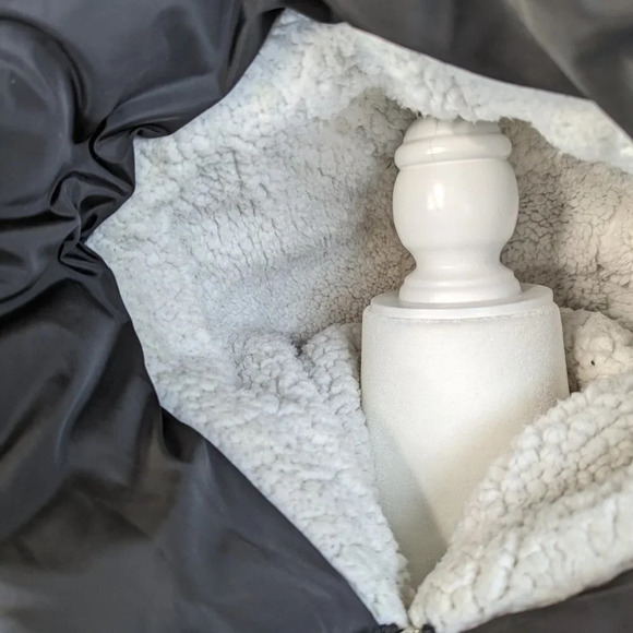 Madden NYC Ski Jacket/Puffer Jacket with Pockets, side zipper, Black Size S/P - Picture 5 of 10